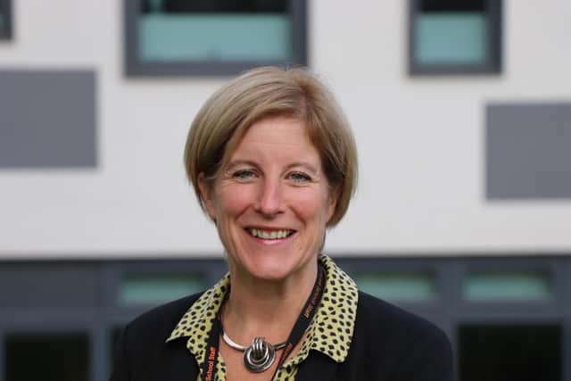 Jenna Potter, who has been headteacher at Richmond School and Sixth Form College. Photo credit: Richmond School and Sixth Form College.