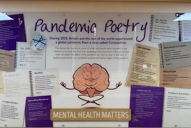 Outwood Grange Academies Trust, has created a pandemic poetry board.