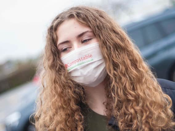 Two entrepreneurs in Leeds have designed what they say is the world's first compostable 3-ply face mask
