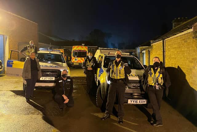 Officers joined forces with the North Yorkshire Rural Task Force in a joint cross border night time operation late last month to target poachers in both counties.
