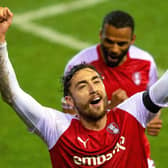 Matt Crooks netted for Rotherham.  Picture Bruce Rollinson