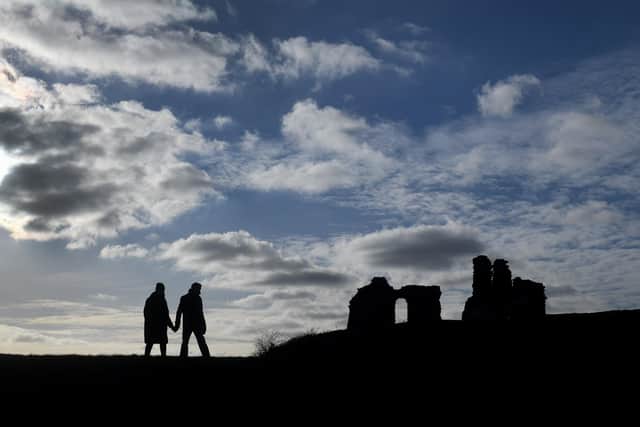 Another of Simon Hulme's images of Sandal Castle near Wakefield.
