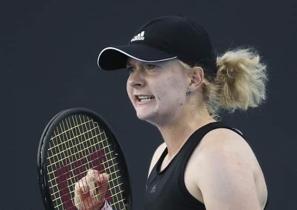 Francesca Jones: Suffered a first-round exit at the Australian Open in Melbourne. (AP Photo/Hamish Blair)