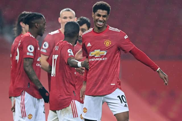 ABUSE: Manchester United's Marcus Rashford has found himself the subject of racial abuse in the past few months. Picture: Laurence Griffiths/PA