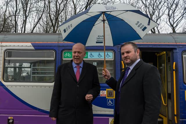 Chris Grayling, the then Transport Secretary, visited Colne in February 2018 to discuss and promote the reopening of the rail link to Skipton.