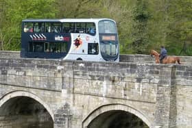 The DalesBus is a familiar sight in the Yorkshire Dales.