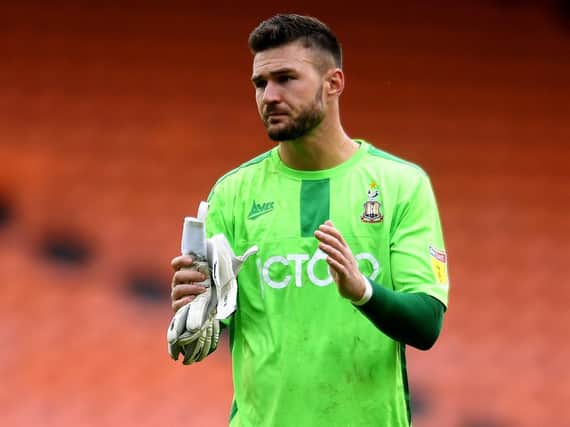 TRAINING: Bradford City goalkeeper Richard O'Donnell is on his way back from a thigh injury