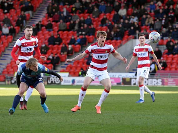 LEADER: But Doncaster Rovers will not rush Tom Anderson back