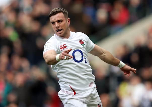 England's George Ford: Restored at fly-half. Picture: PA
