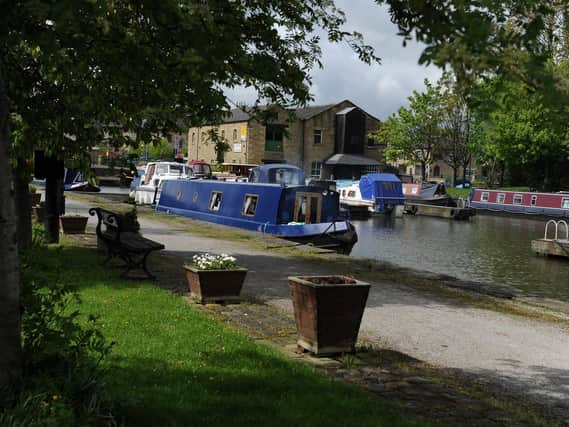 The canal in Brighouse is a major draw. Picture: Bruce Rollinson.