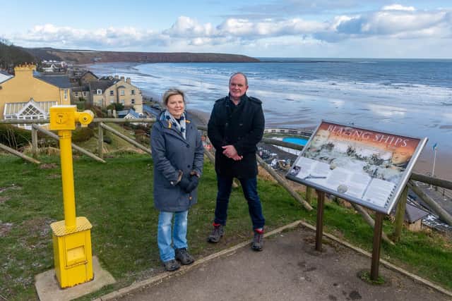 James and Kim Hodgson are part of a research group fighting for recognition of Filey's role in American history