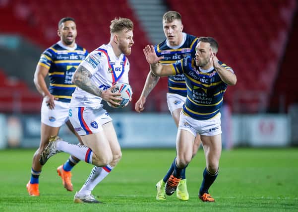 Old foes: Wakefield Trinity and Leeds Rhinos will play each other in the opening round of Betfred Super League. Picture by Allan McKenzie/SWpix.com