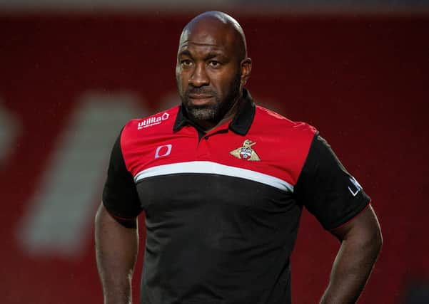 Doncaster Rovers manager Darren Moore. Picture Bruce Rollinson