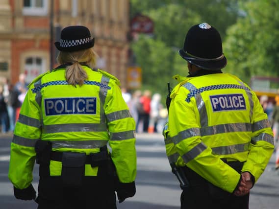 Officers attended the event in Acomb in York on Friday