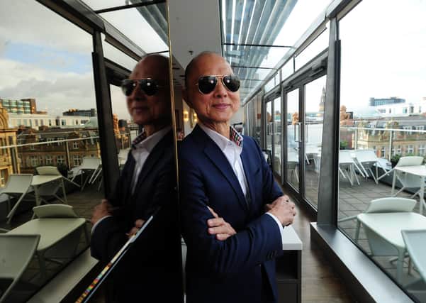 Prof Jimmy Choo at Harvey Nichols, Leeds, in 2017. Picture by Simon Hulme