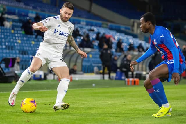 Leeds United are up one place to sixth in the YP Power Rankings table after their assured win over Crystal Palace. Picture: Bruce Rollinson