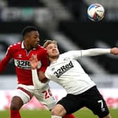 MATCH ACTION: Derby County 2-1 Middlesbrough. Picture: PA Wire.