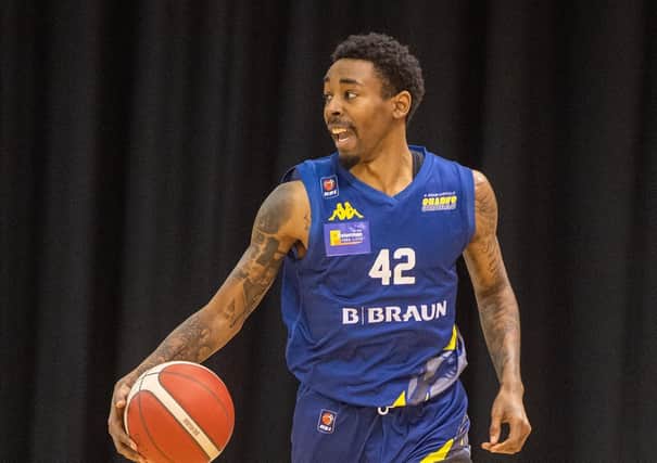 Jeremy Hemsley: Scored 21 points for the Sheffield Sharks against Leicester Riders. (Picture: Bruce Rollinson)