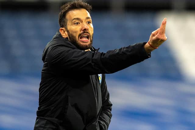 STAYING POSITIVE: Huddersfield Town manager Carlos Corberan.  Picture: Bruce Rollinson