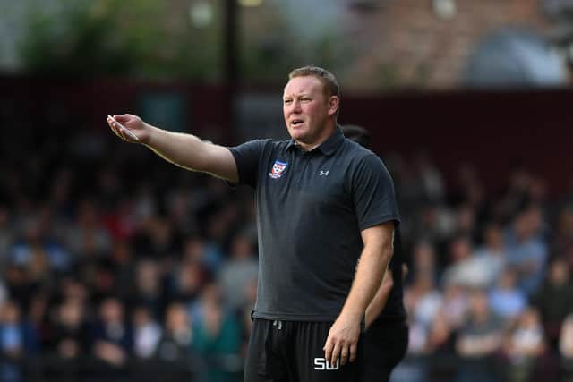 EXCITED: York City manager Steve Watson.
 Picture: Jonathan Gawthorpe