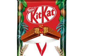 Arriving in the UK later this year, KitKat V features smooth chocolate blended with plant-based ingredients.
