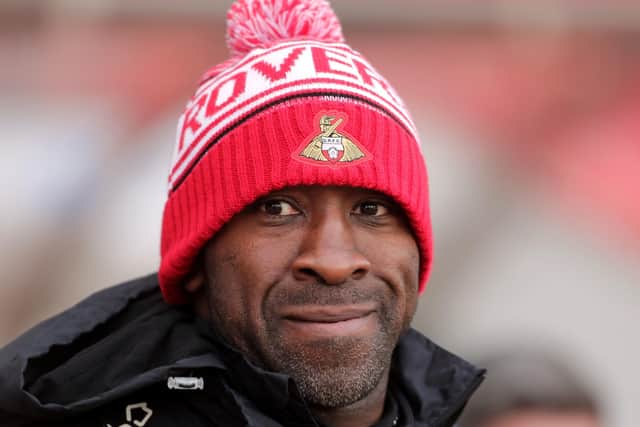 Doncaster Rovers manager Darren Moore: Warning.