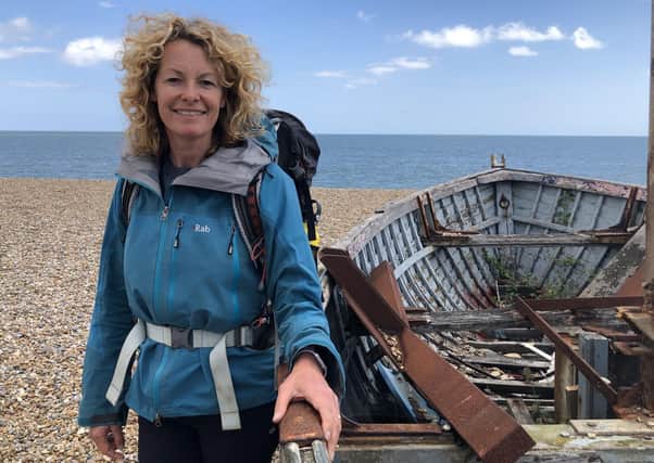 Kate Humble, presenter of a new series about coastal Britain. Picture: PA Photo/Channel 5.