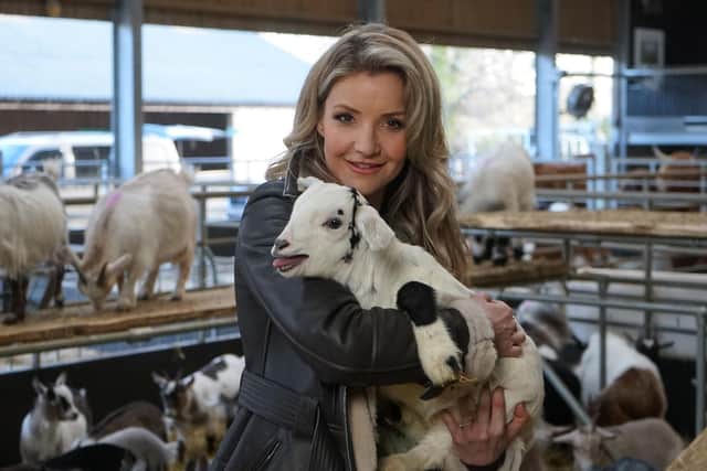 Helen Skelton is presenting This Week on the Farm (Credit: Daisybeck/MCG)