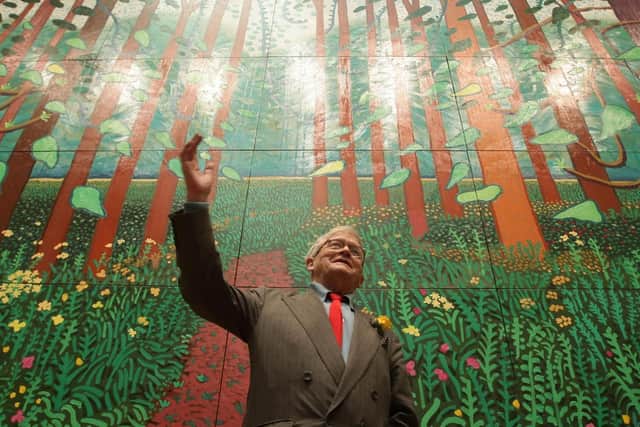 David Hockney's A Bigger Picture celebrated the landscape of the Yorkshire Wolds Picture: Yui Mok/PA Wire
