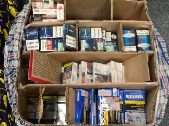 A generic picture of illegal cigarettes.