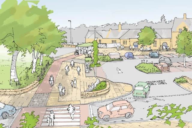 Leaders in Skipton say the station is a "poor representation" of what the town has to offer as visitors are greeted by a "sea of cars" when they exit. It is hoped that a £5.8m package of improvements will transform the nearby area, improve links with the nearby canal and offer safer facilities for walking and cycling.