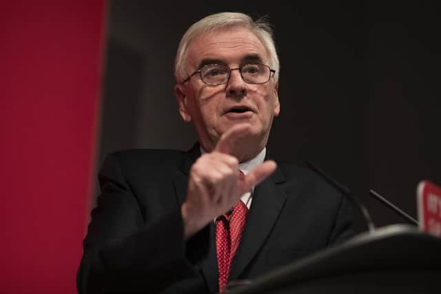 Former Shadow Chancellor John McDonnell has urged Labour leader Keir Starmer to be "a bit more adventurous and visionary" if he wants to win back the northern 'red wall' voters who deserted the party at the 2019 election. Photo by Dan Kitwood/Getty Images