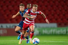 James Coppinger hopes to play some part today for Doncaster Rovers in their top of the table clash with Hul City.  Picture: Bruce Rollinson