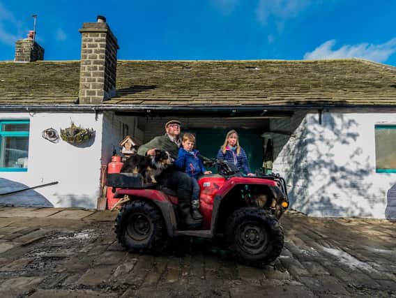 The freezing conditions had a happy outcome for some at Stott Hall Farm