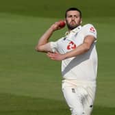 Pace threat: England's Mark Wood.