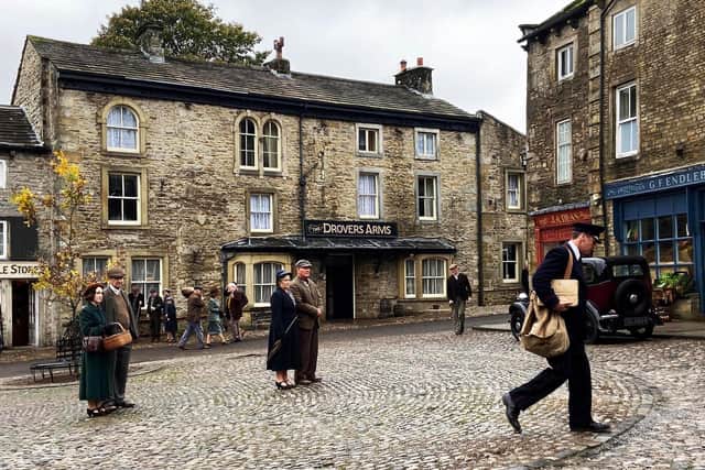 Much of the latest TV adaptation of All Creatures Great and Small is set in Grassington, which plays the part of Darrowby.