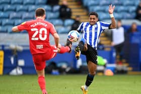 Sheffield Wednesday's Kadeem Harris battles for the ball. Picture: Getty images