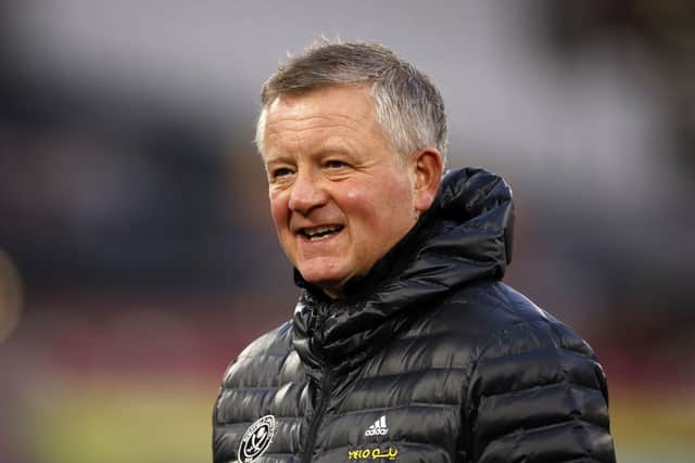 Sheffield United manager Chris Wilder. Picture: John Sibley/PA