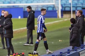 SEEING RED: Sheffield Wednesday's Liam Shaw leaves the pitch after being sent off against Birmingham. Picture: Steve Ellis