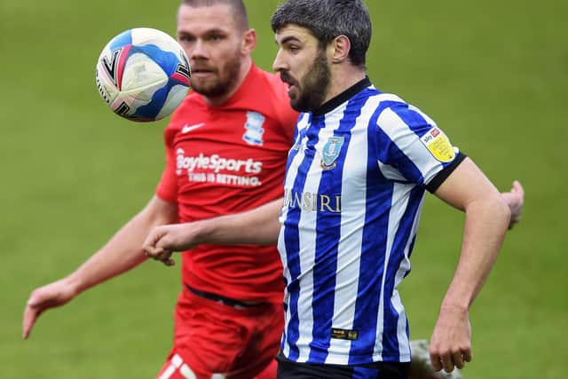 My ball: Callum Paterson gets away from Harlee Dean.