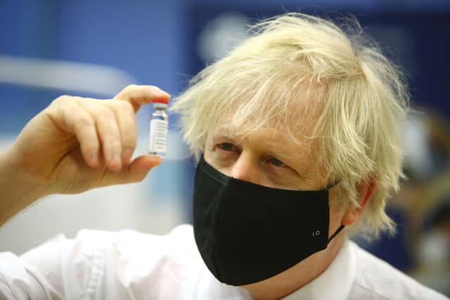 Boris Johnson says the vaccine strategy is integral to the lifting of the lockdown.