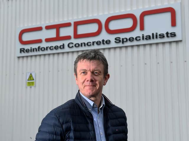 Opportunities: Stephen Simpson, director at Cidon Construction, which has taken on over 20 ex-offenders at its construction sites across the North.