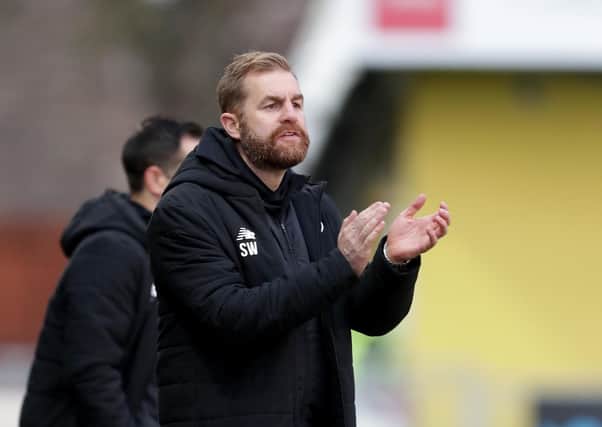 Step it up: Harrogate Town manager Simon Weaver. Picture:  Richard Sellers/PA Wire.