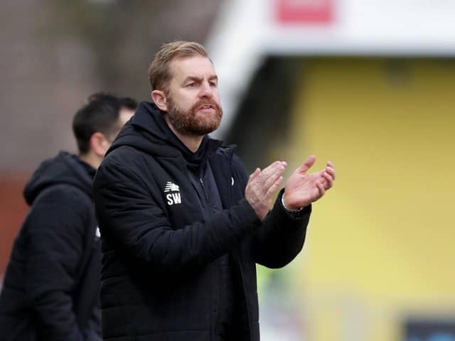 Step it up: Harrogate Town manager Simon Weaver. Picture:  Richard Sellers/PA Wire.