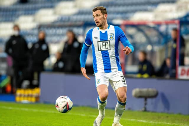 Huddersfield Town's Harry Toffolo could be out for up to six weeks with a back problem.  Picture: Bruce Rollinson