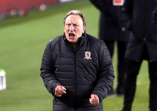 TREND-SETTER: Middlesbrough manager Neil Warnock. Picture: Tim Goode/PA