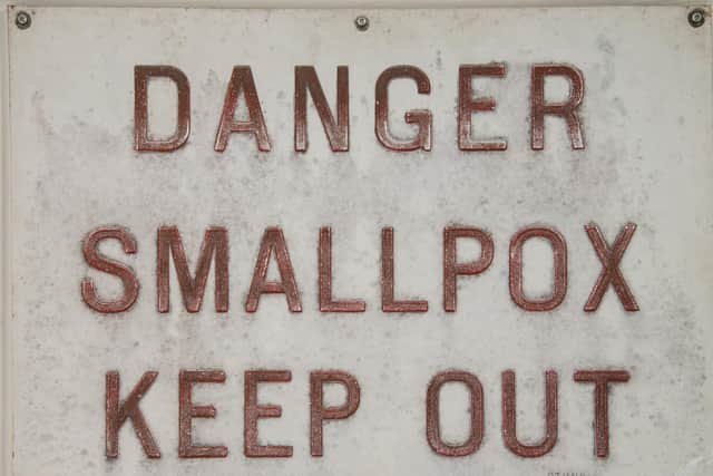 Small pox was eradicated but only after 200 years.