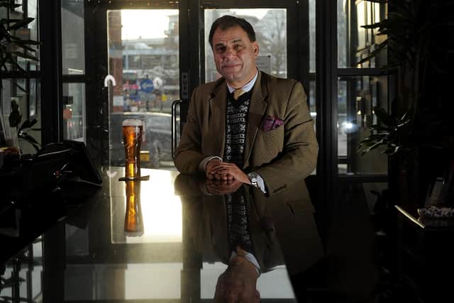 Lord Bilimoria, pictured in 2019 during a visit to Leeds, will be delivering a keynote address at the Northern Asian Power Mission: India next week.