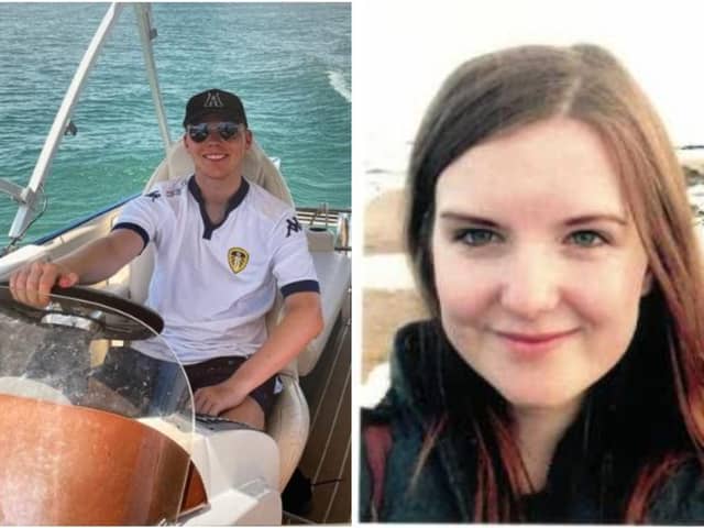 Oliver Knott and Dr Maisie Ryan (photos: West Yorkshire Police).