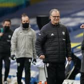 Leeds United manager Marcelo Bielsa believes his employers would be wise to wait until the end of the season before discussing any new deal. Picture: Jon Super/PA